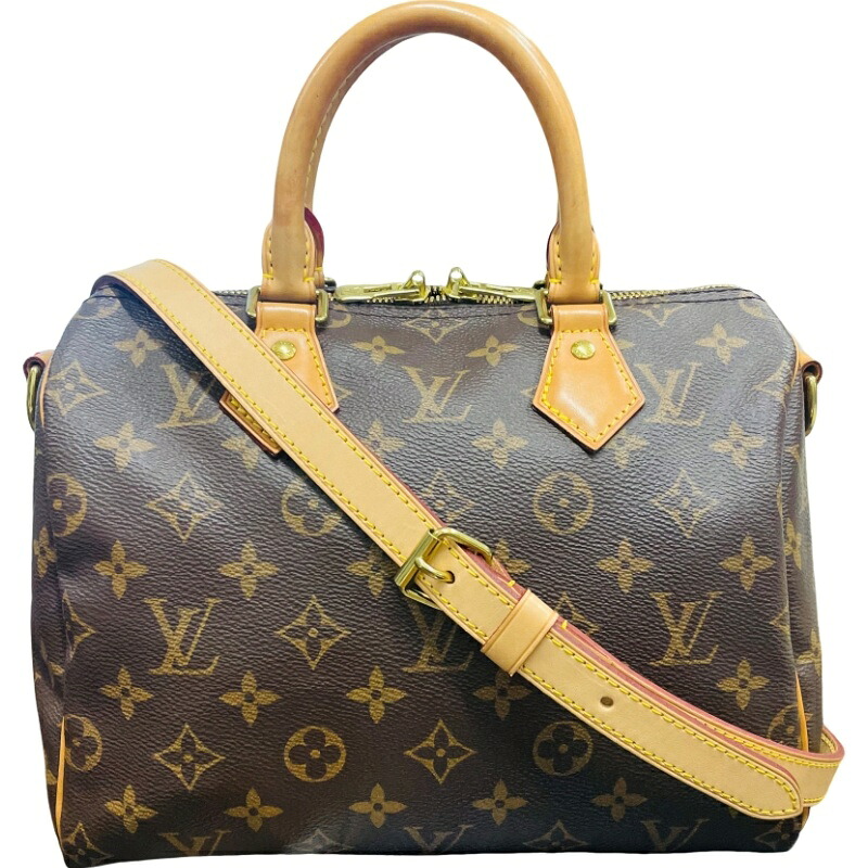 LOUIS VUITTON ルイヴィトン スピーディ バンドリエール25 M40390 ブラウン モノグラム 2WAYバッグ レディース 【中古】 12606K154｜質屋アシスト店