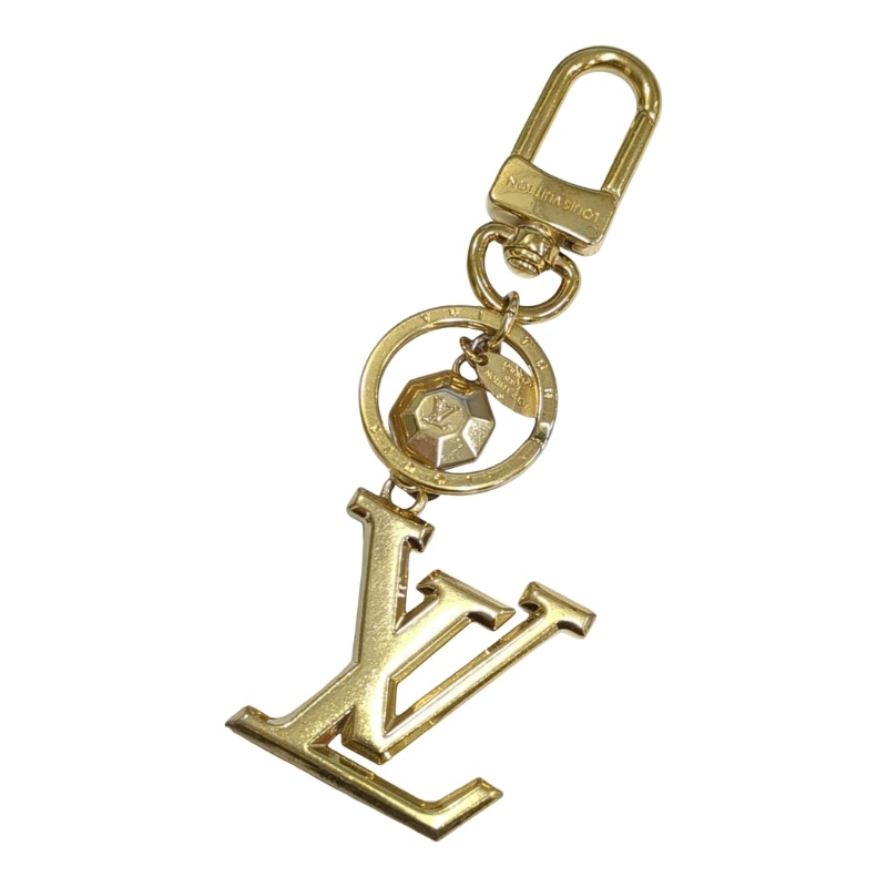 LOUIS VUITTON ルイヴィトン ポルトクレ LVファセット M65216 ゴールド キーホルダー ユニセックス 【中古】 12605K365|質屋アシスト店