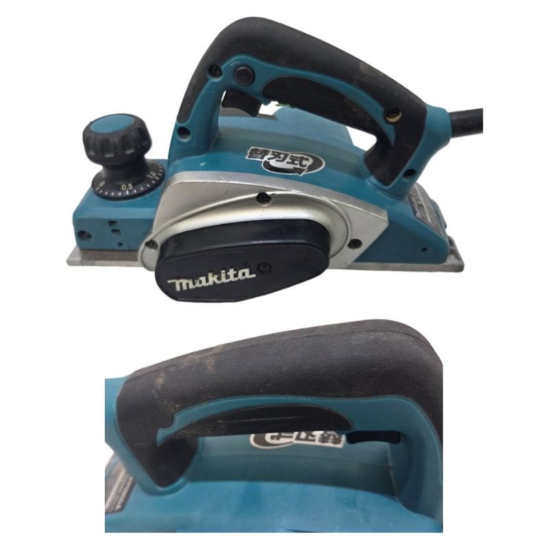 makita マキタ 82mm 電気カンナ KP0800A 100V マキタブルー 動作確認済 【中古】 22606K333｜質屋アシスト店 8,778円