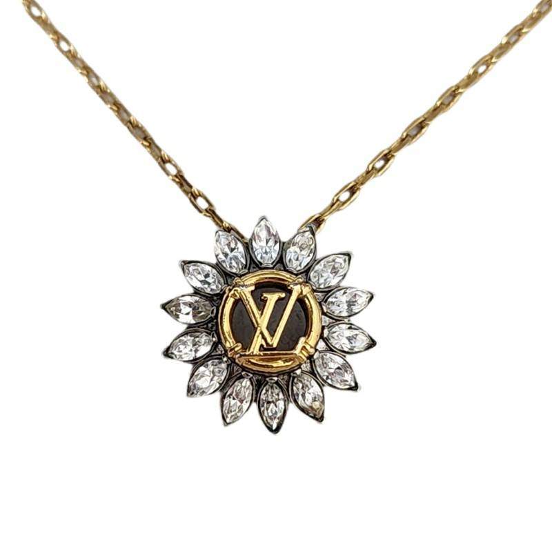 LOUIS VUITTON ルイヴィトン コリエ・LVスターライト M80262 ゴールド ネックレス レディース 【中古】 52606K313｜質屋アシスト店
