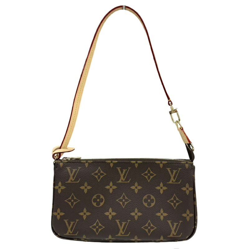 LOUIS VUITTON ルイヴィトン ポシェット・アクセソワール M82766 ブラウン モノグラム ショルダーバッグ レディース 【未使用品】 22607K28｜質屋アシスト店