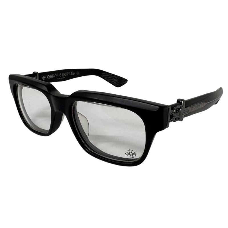 CHROME HEARTS クロムハーツ VAGILLIONAIRE I MBK メガネフレーム ブラック アイウェア メンズ 【中古】 22607K261|質屋アシスト店