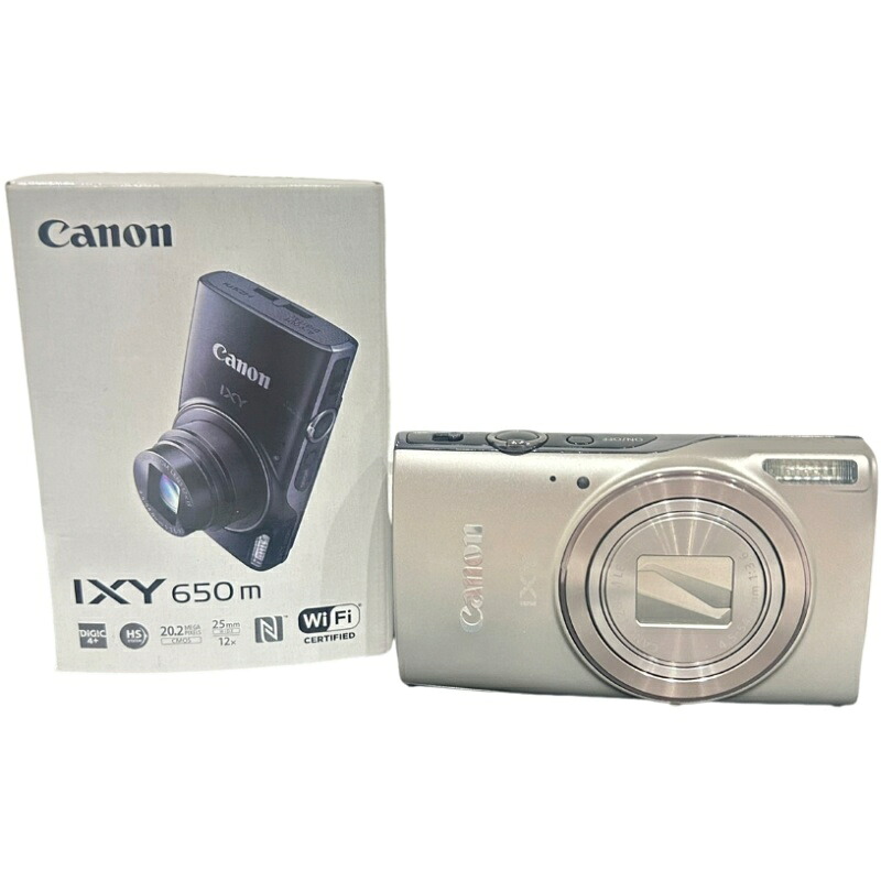 キヤノン Canon コンパクトデジタルカメラ IXY 650 m ボディのみ シルバー 動作確認済 【中古】 12607K126|質屋アシスト店
