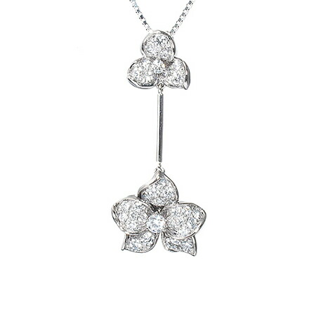 ◇ミウラ◇ダイヤモンド/0.331ct・0.12ct デザイン ペンダント