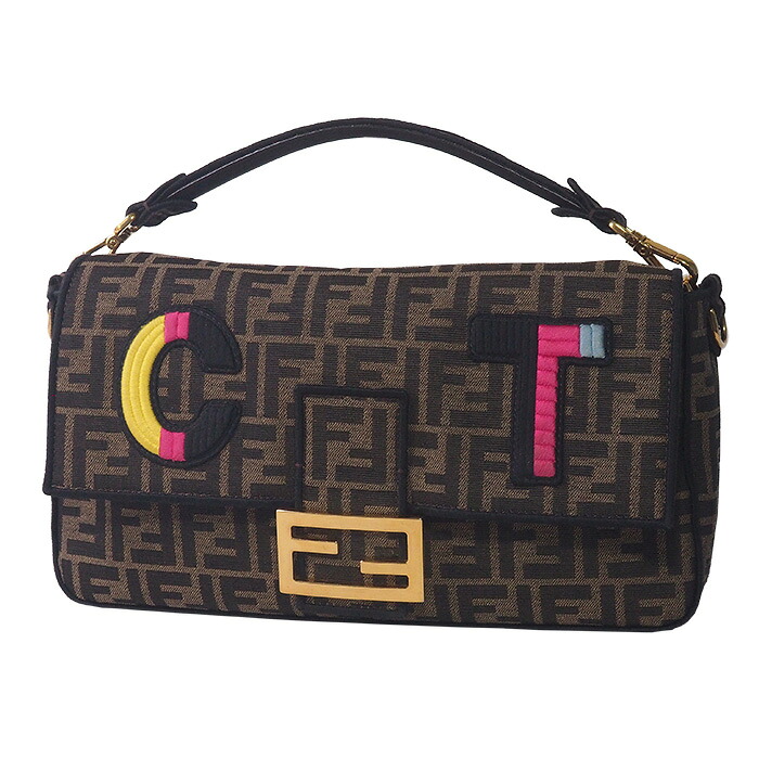 ◆ミウラ◆ 【大幅値下げ！】フェンディ FENDI マンマバゲット ラージ プレフコラボ ローマ アモール 2WAY ショルダーバッグ 8BR771.A6V5.209.8007 ★【中古】【smtb-TD】【saitama】
