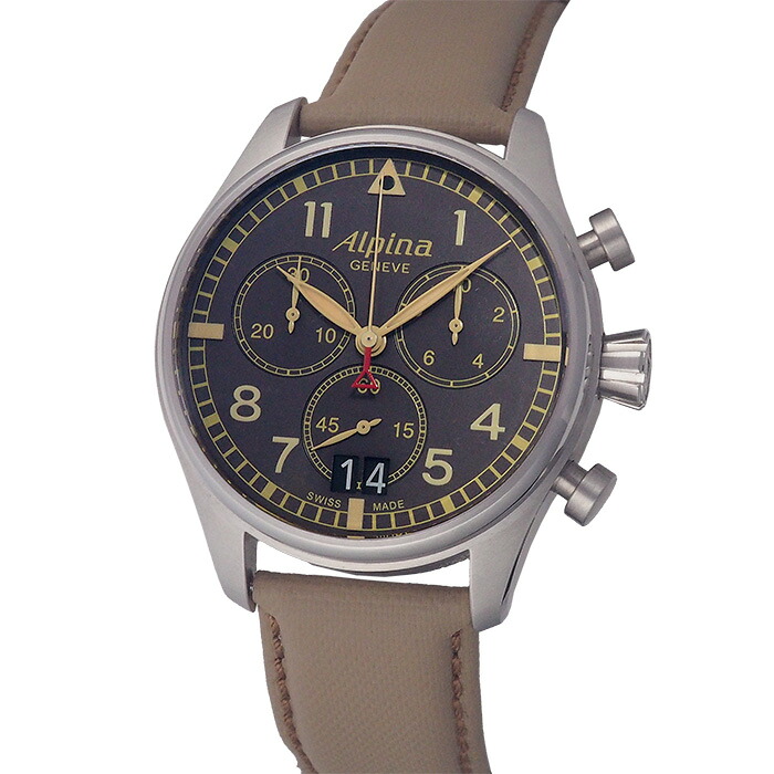 ◆ミウラ◆ アルピナ Alpina スタータイマー クロノグラフ AL372X4S26 クオーツ【中古】【smtb-TD】【saitama】 31,200円