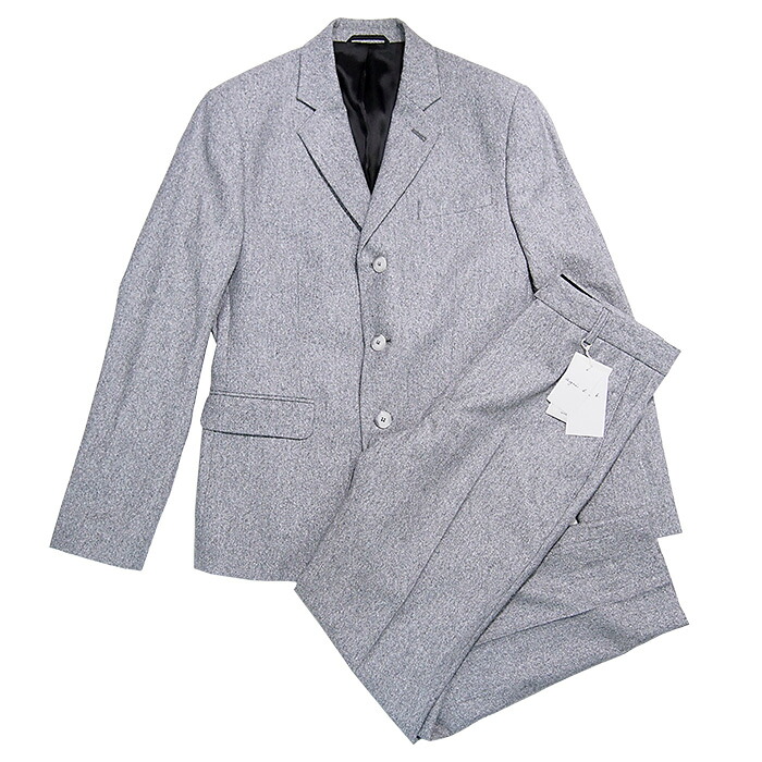 ◆ミウラ◆ アニエスベー オム agnes b. HOMME ジャケット #46 パンツ #38 セットアップ グレー 未使用【smtb-TD】【saitama】