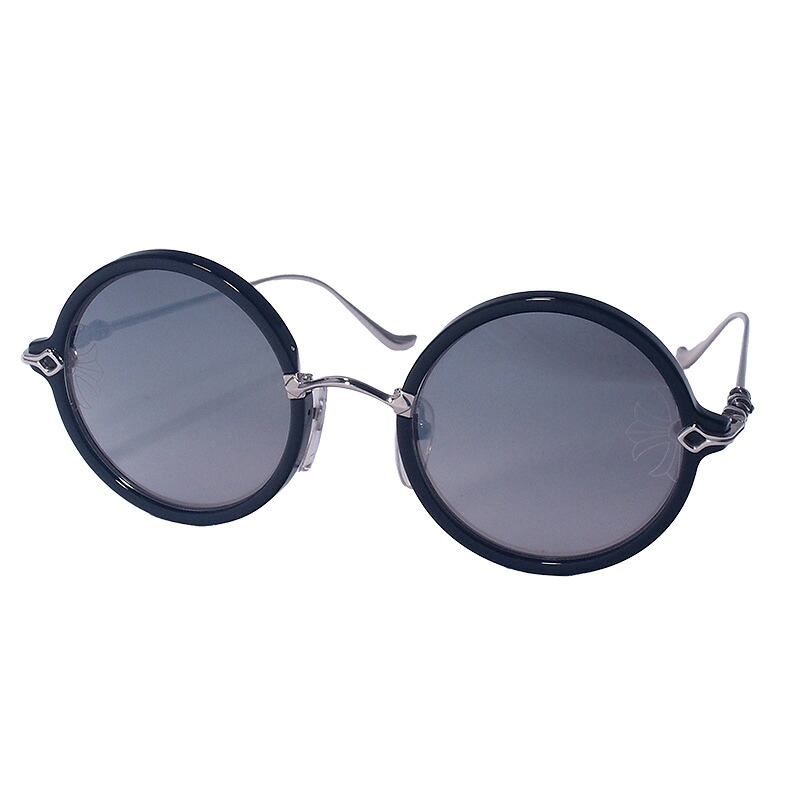 ◆ミウラ◆ 【大幅値下げ！】クロムハーツ CHROME HEARTS MOIST サングラス 52□24-131 ブラック シルバー【中古】【smtb-TD】【saitama】｜質　ミウラ