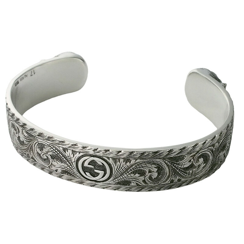 楽天市場】GUCCI グッチ バングル キャットヘッド タイガー アラベスク