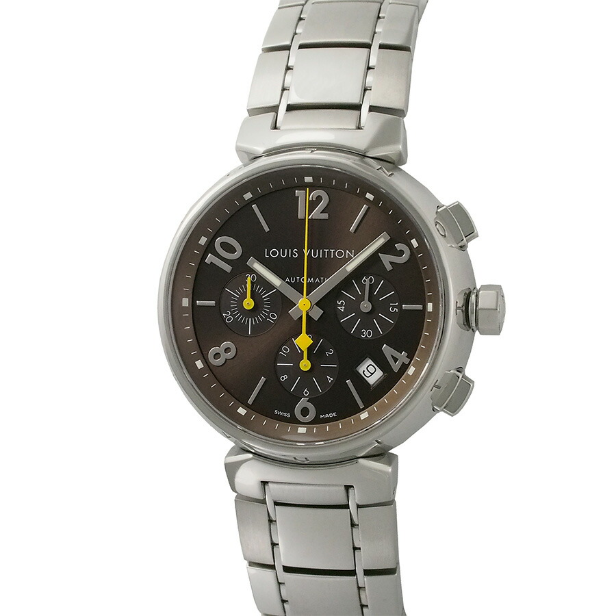 ◆ミウラ◆ ルイ・ヴィトン LOUIS VUITTON タンブール クロノグラフ 自動巻 メンズ SS Q1121【中古】【smtb-TD】【saitama】｜質　ミウラ