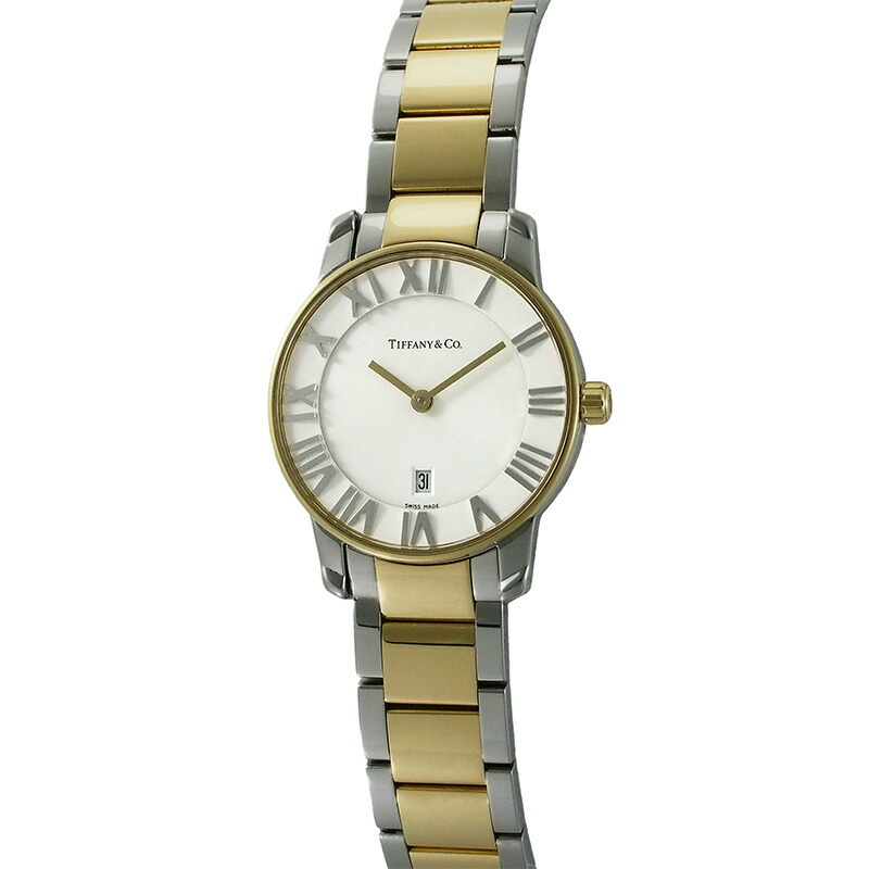 ◆ミウラ◆ ティファニー Tiffany&Co. アトラスドーム レディース SS GP クオーツ 仕上済 Z1830.11.15A21A00A【中古】【smtb-TD】【saitama】