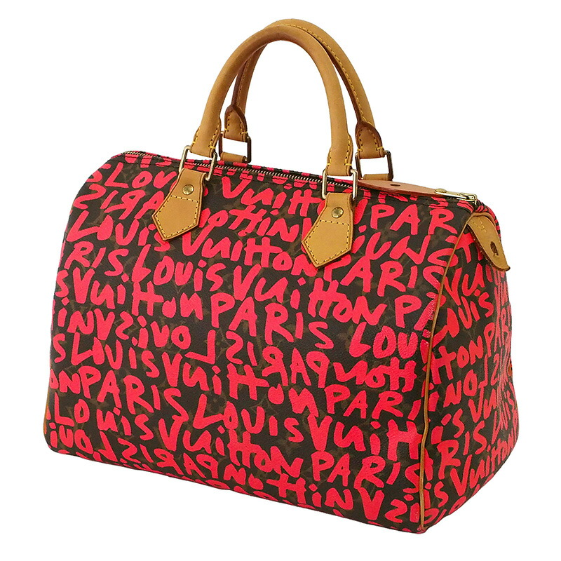 ◆ミウラ◆ ルイ・ヴィトン LOUIS VUITTON スピーディ30 モノグラム グラフィティ ハンドバック M93704【中古】【smtb-TD】【saitama】