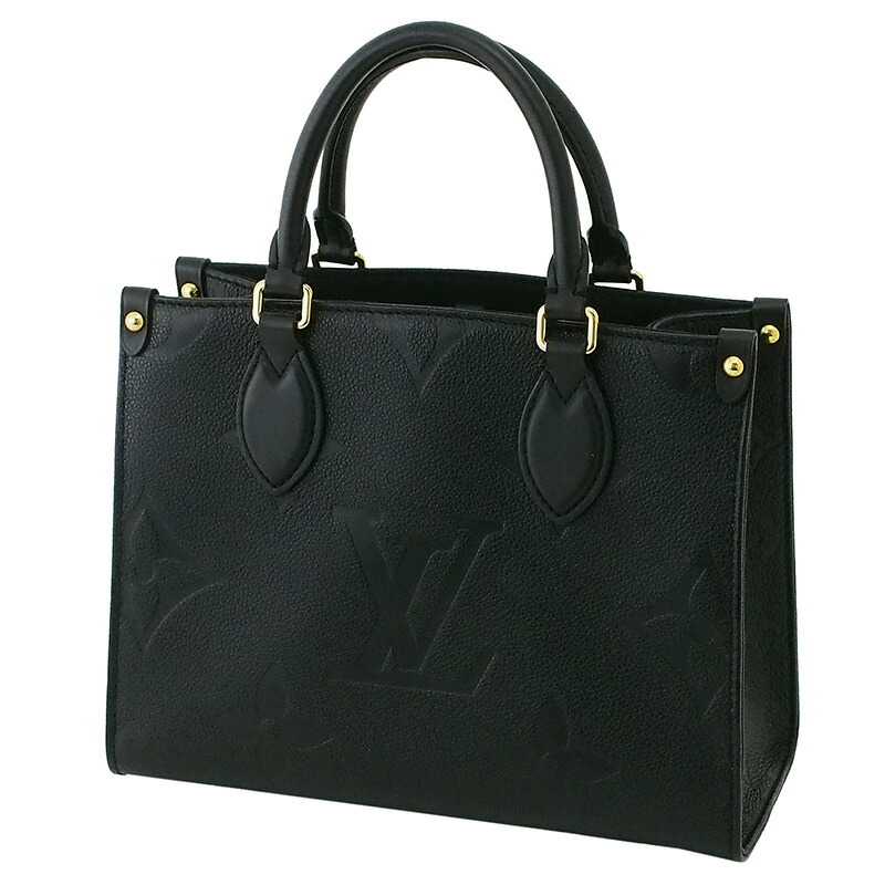 ◆ミウラ◆ ルイ・ヴィトン LOUIS VUITTON オンザゴー PM アン工業プラント モノグラム ハンドバック 黒いこと M45653【中古】【smtb-TD】【saitama】