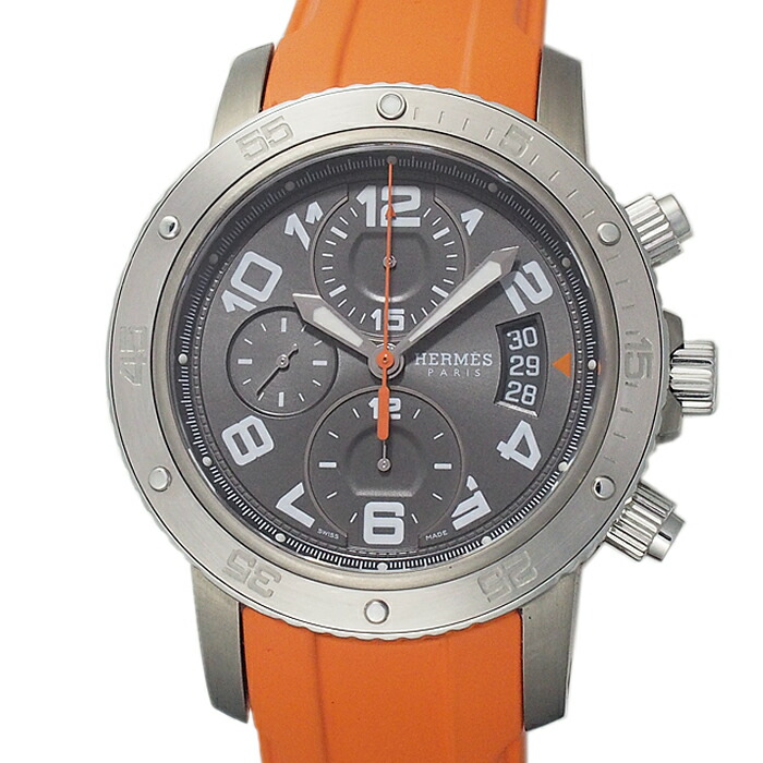 エルメス クリッパー ダイバーズ クロノグラフ CP2.941 中古 腕時計