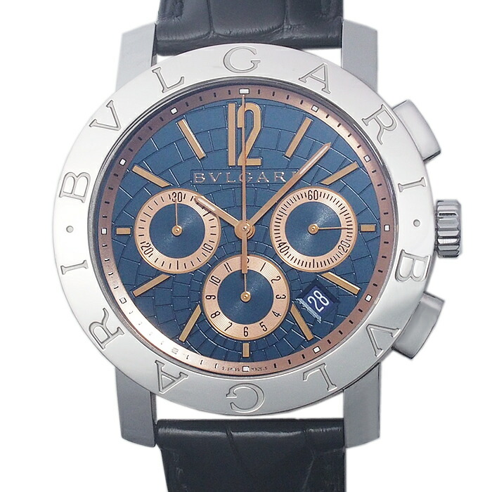 BVLGARI ブルガリブルガリ クロノグラフ BB42SLCH BB42C3SLDCH 中古 ウオッチ