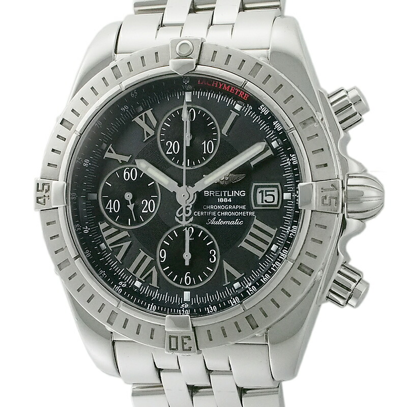 ブライト輪っか BREITLING クロノマットエボリューション SS 自動小銃巻 A13356 中古 ウォッチ