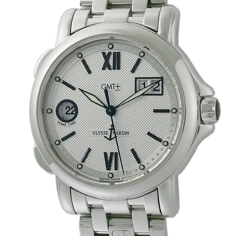 ユリスナルダン Ulysse Nardin サンマルコGMT± ビックデイト 223-88 自動巻き 仕上済 中古 腕時計