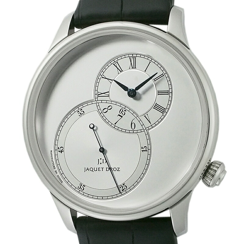 ジャケ・ドロー JAQUET DROZ グランセコンド オフセンター J006030240 自動巻 仕上済 国内正規 箱・保証書付 中古 腕時計
