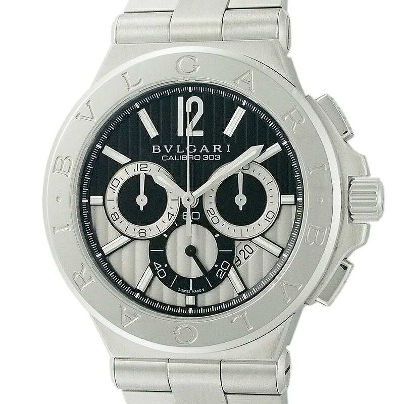 ブルガリ BVLGARI カリブロ SS 自動巻 DG42SCH 仕上済 箱付 中古 腕時計｜質　清水屋