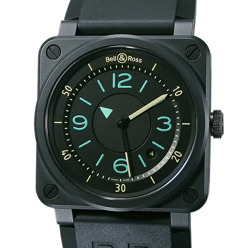 ベル&ロス BELL&ROSS バイコンパス BR03-92CBL 自動巻 999本限定 箱・保証書付 中古 腕時計|質 清水屋