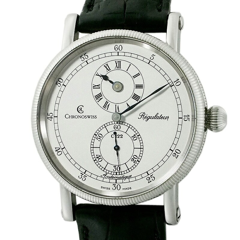 クロノスイス連邦 CHRONOSWISS 制御器 CH1223 自動小銃巻 中古 ウオッチ