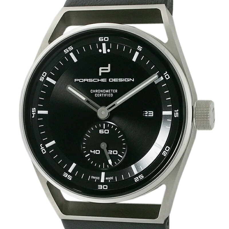 ポルシェ青写真 PORSCHE DESIGN 運動競技クロノ 補欠選手秒 チタン 6023.3.11.001 国内置き目 御墨付き付 中古 ウォッチ