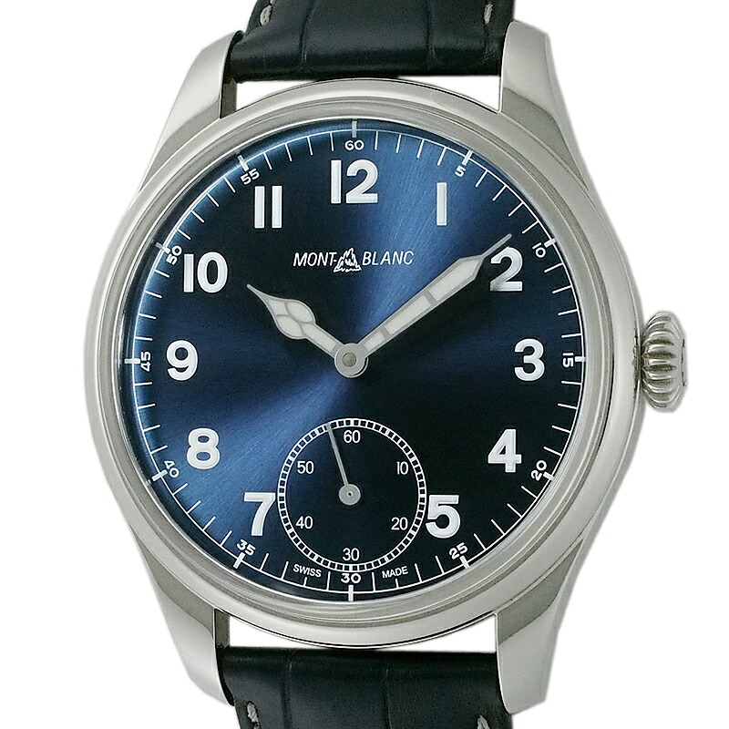 モンブラン MONTBLANC 1858 マニュアル スモールセコンド SS 手巻き MB113702 中古 腕時計｜質　清水屋