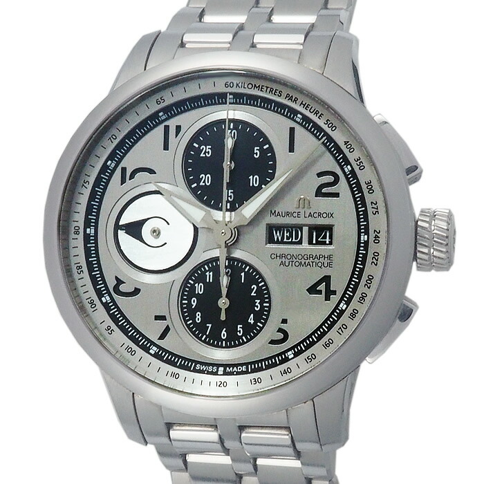 モーリスラクロア 御師匠さん天下太平 マスタークロノ MP6348-SS002-12E 中古 ウオッチ
