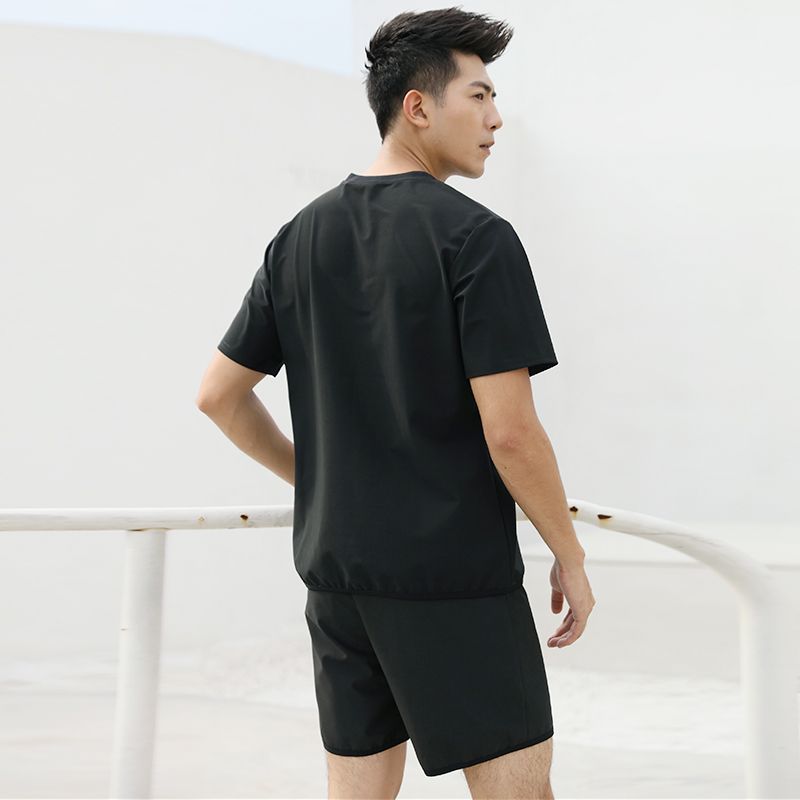 市場 サウナスーツ スポーツウェア スウェット ランニング シンプル 減量 夏用 メンズ ダイエットジャージ セットアップ 大量発汗上下セット 袖なし