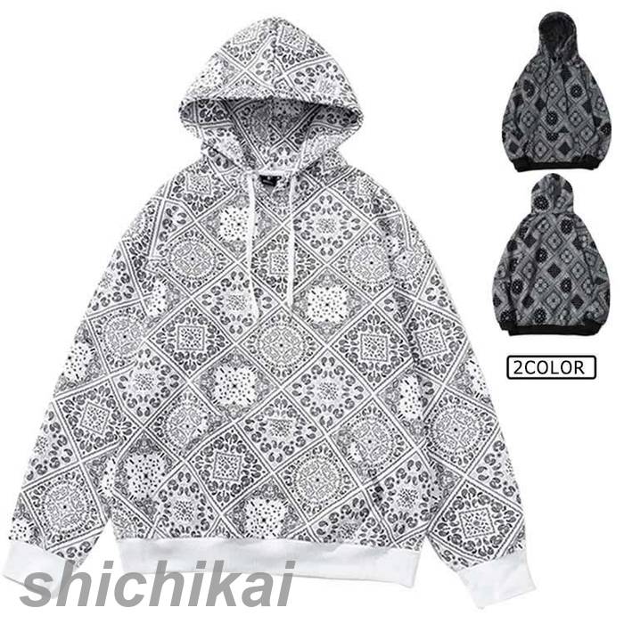 楽天市場】パーカー メンズ 花柄 春 ジップパーカー 長袖