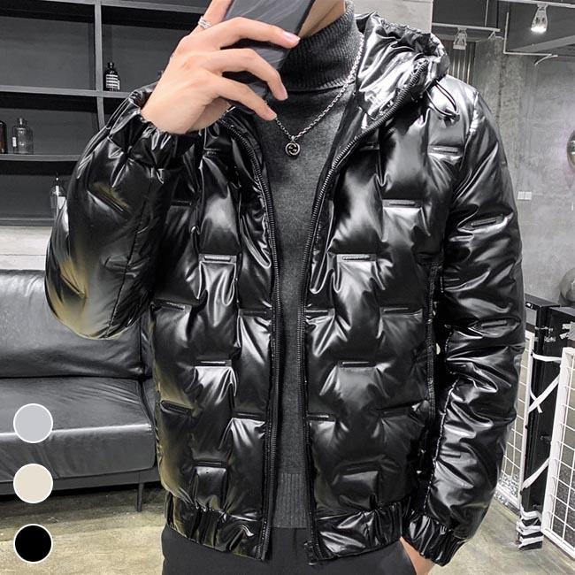 楽天市場】メンズ ダウンジャケット フード付き ジャケット 厚手 立ち