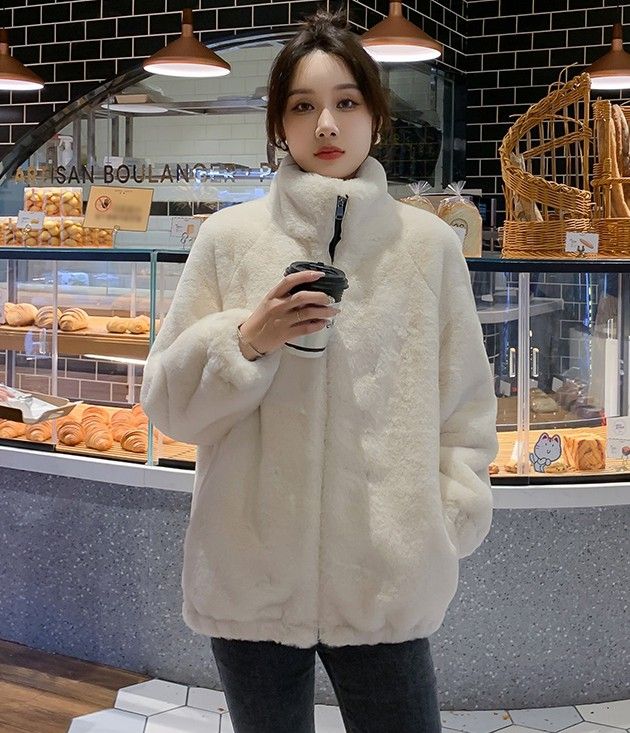 【リーツテイラーザズー　ダブル　フェイクファー　ウールジャケット　ファーコート】 LAGUA GEM | FAUX ファーコート (コート ) |SHEL'TTER WEBSTORE