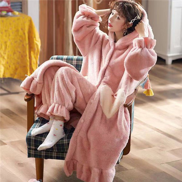 楽天市場】ルームウェア 上下セット 冬 パジャマ レディース 長袖