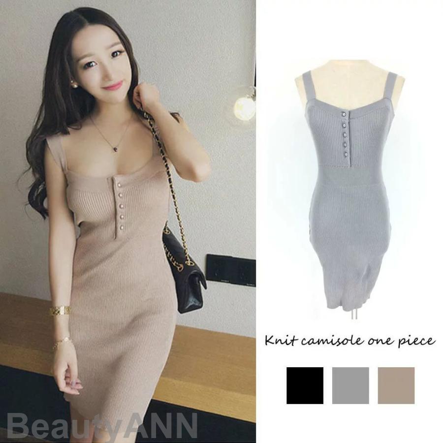 楽天市場】ニットワンピース タイト ミニワンピース