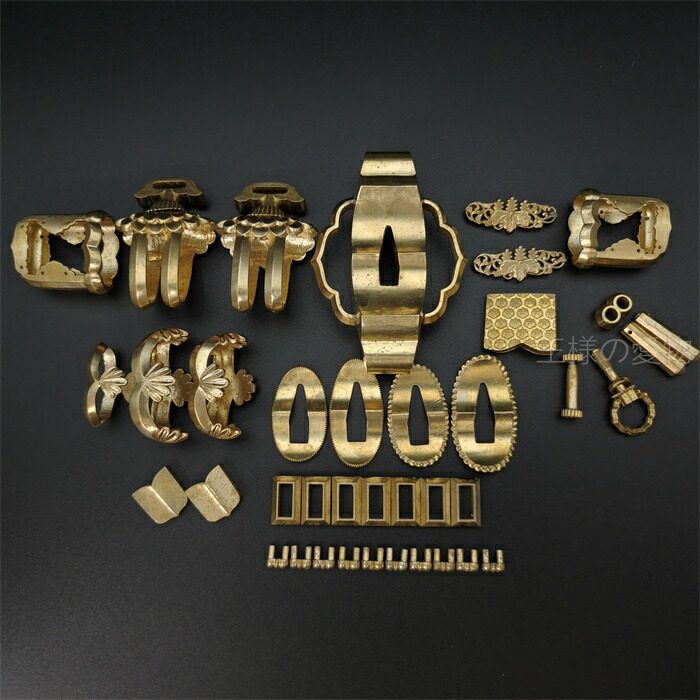 楽天市場】日本刀装具 日本陸軍 軍刀拵セット 合金製 刀鍔 縁頭 目貫