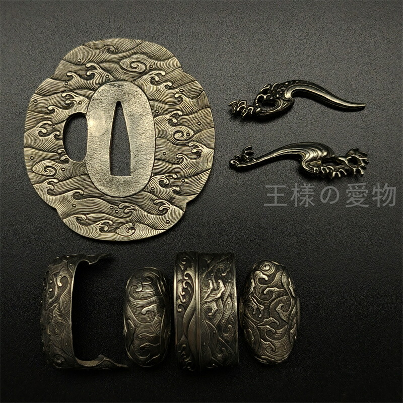 楽天市場】日本刀装具 日本陸軍 軍刀拵セット 合金製 刀鍔 縁頭目貫 単