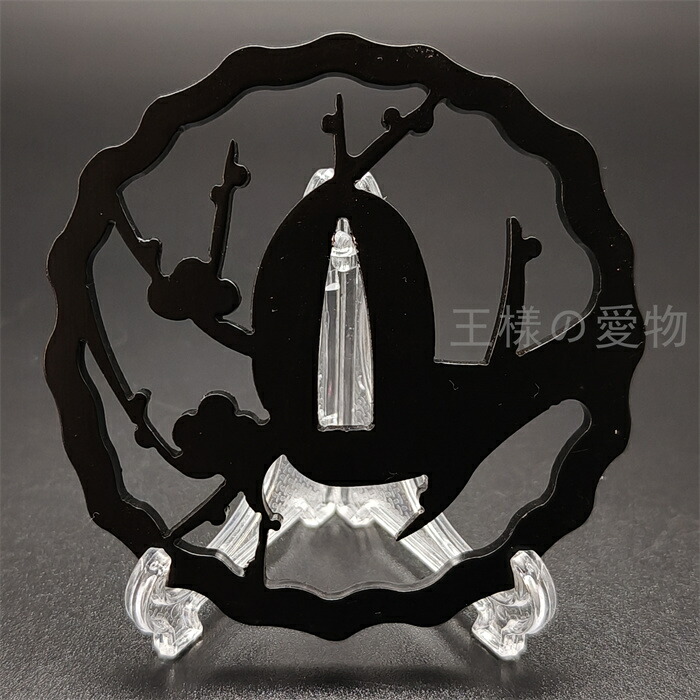 楽天市場】日本刀装具 刀鍔 桜図 銅地 金工 細工 鍔 つば 居合用 刀剣