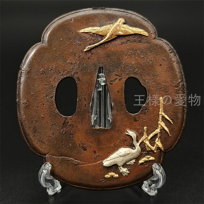 楽天市場】日本刀装具 刀鍔 伊勢海老図 銅地 金工 細工 鍔 つば 居合用