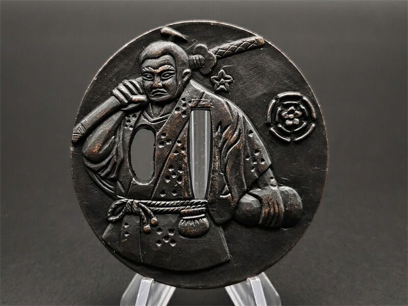 【楽天市場】日本刀装具 戦国武将の図 刀鍔 合金製 現代品 鍔 刀の鍔 ツバ 鐔 刀鐔 刀剣美術 武道具:王様の愛物