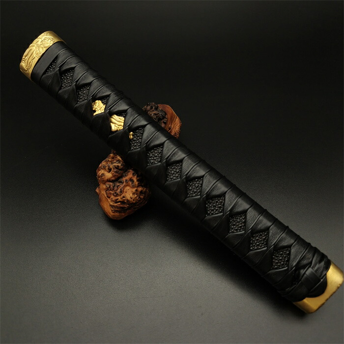 楽天市場】日本刀装具 大刀柄 新品 長約26CM 銅装具 朱雀縁頭 朱雀目貫