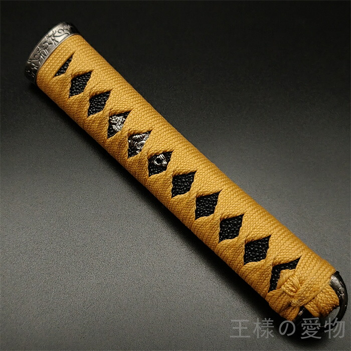 楽天市場】日本刀装具 刀柄 唐草縁頭 桜目貫 目釘付 居合刀用
