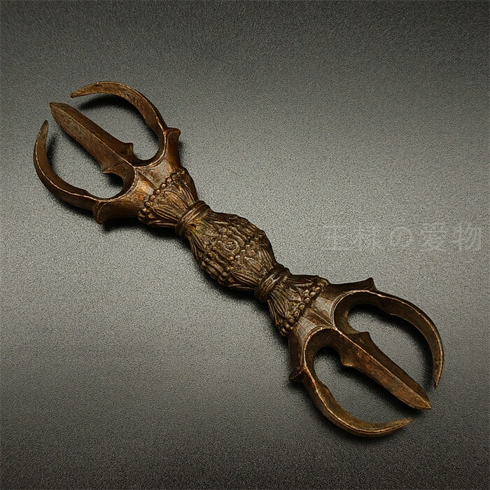 楽天市場】金剛杵 倣古 馬頭明王降魔杵 密教法具 風水魔よけ