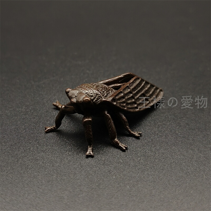 楽天市場】銅製置物 甲虫 ミヤマヒラタクワガタ 香道具 茶道具