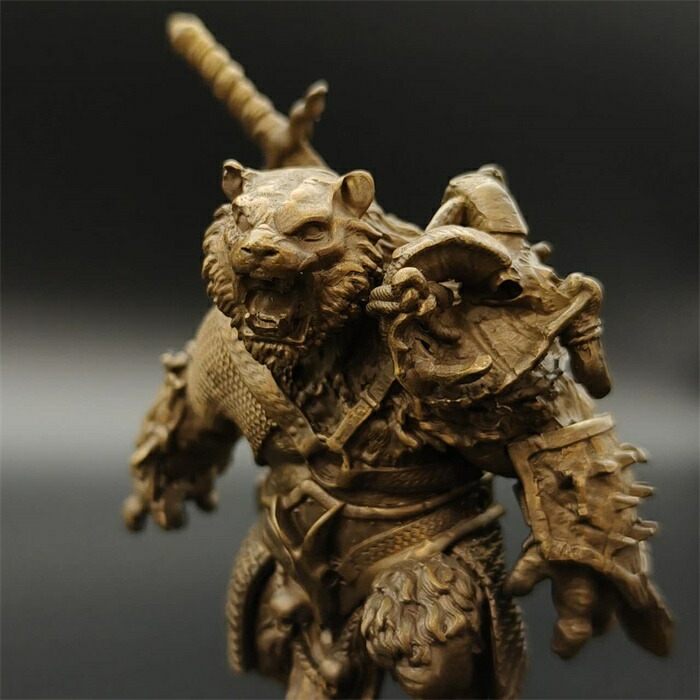 銅製置物　天干戦士　丑牛　巨斧戦士　金工品　銅製　インテリア置物 銅製置物 天干戦士 丑牛 巨斧戦士 金工品 銅製 インテリア置物