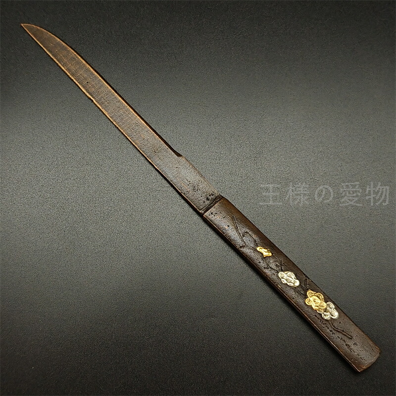 【骨董品】　刀装具　武具　小柄　龍・虎図小柄 日本刀装具 小柄 笄 龍の図 銅地 刀剣美術 刃はなし - メルカリ
