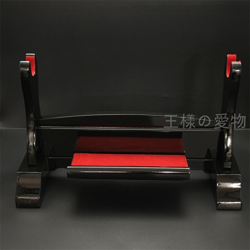 楽天市場】刀掛台 二本掛け 刀置台 模造刀 : インテリアショップM