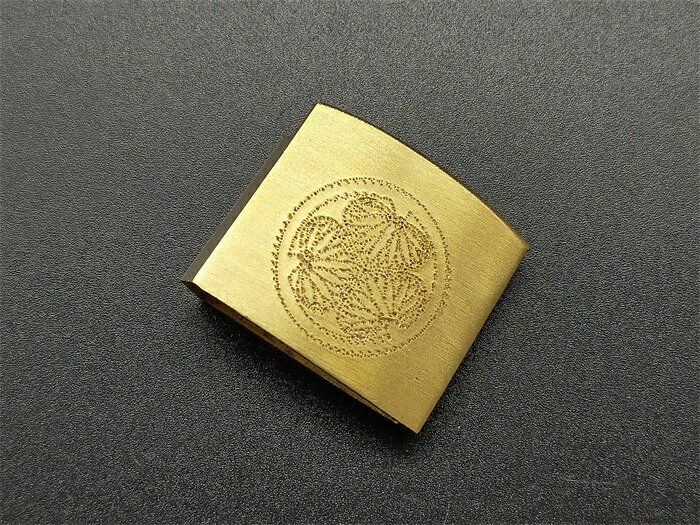 武具　刀装具　銅地　七宝三葉葵紋鍔　一對　桐箱付　C　7262 imgrc0095712149.jpg