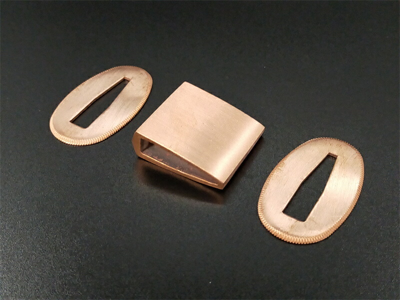 日本刀装具　はばき5個　切羽7個　まとめ売り 楽天市場】はばきセット 切羽 黄銅製 黒メッキ 日本刀装具 : 王様の愛物