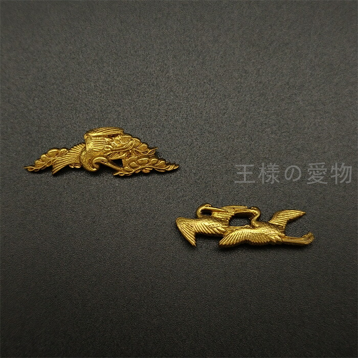 楽天市場】日本刀装具 目貫 扇子の図 金色 銅製 金工品 細工 職人作