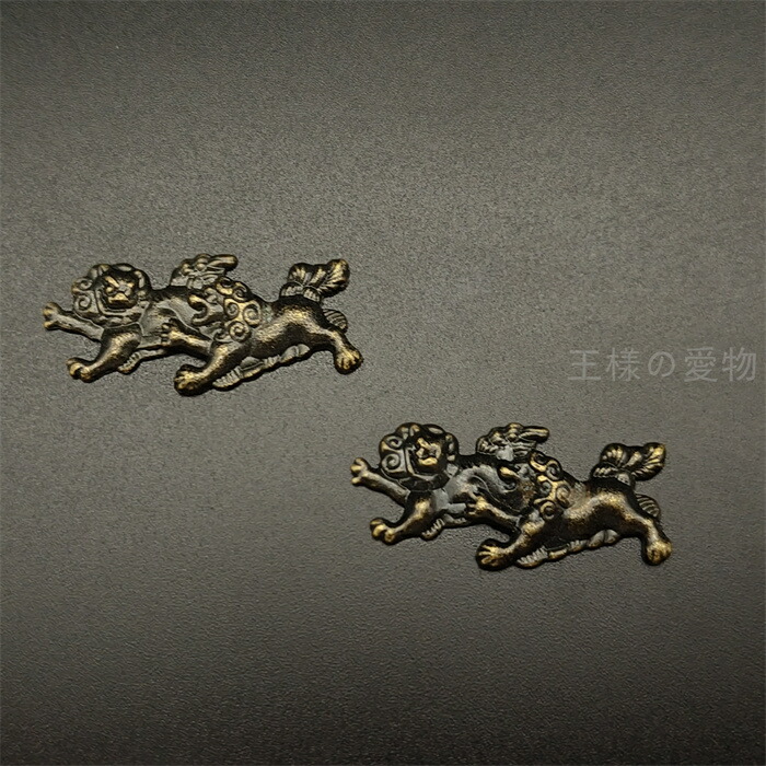 楽天市場】銅製刀装具 短刀拵 柄鞘一式 獣の図 絵金銀 金工品 細工 刀